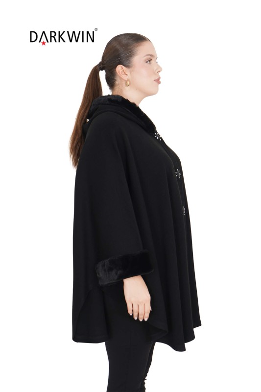 607 HEY PELERİN SIYAH - HEY (1)