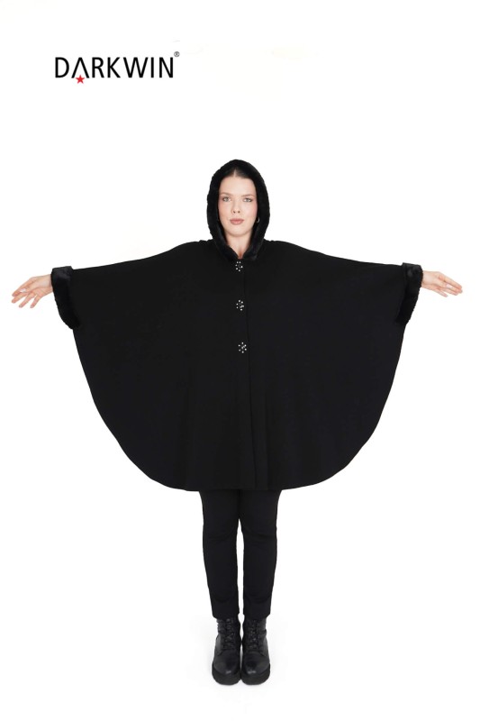 607 HEY PELERİN SIYAH - 5