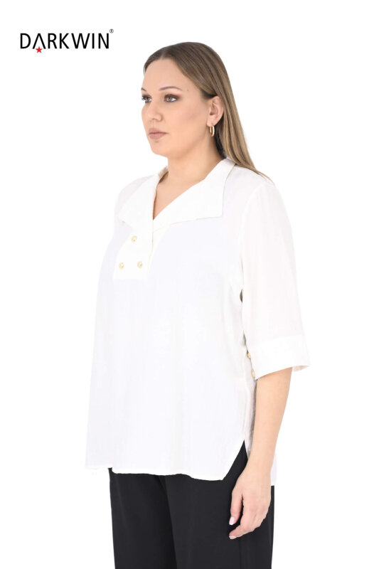 6402-02 DARKWIN BLUZ BEYAZ - DARKWIN (1)