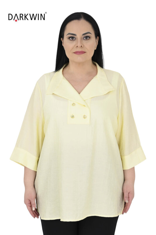 6402-13 DARKWIN BLUZ SARI - DARKWIN