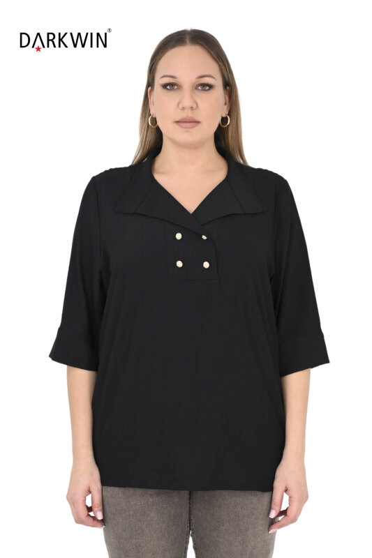 6402 DARKWIN BLUZ SIYAH - DARKWIN