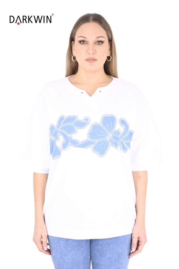 6405-02 DARKWIN BLUZ BEYAZ - 1