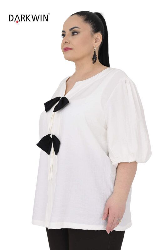 6412-02 DARKWIN BLUZ BEYAZ - DARKWIN (1)