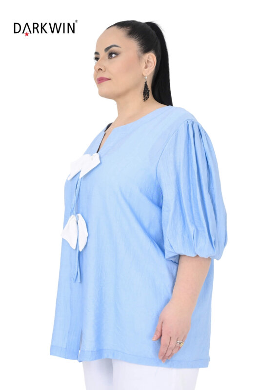 6412-03 DARKWIN BLUZ MAVI - DARKWIN (1)