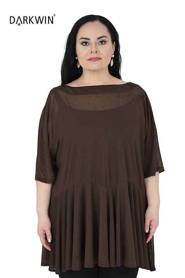 6416-06 DARKWIN TUNİK KAHVE - 1