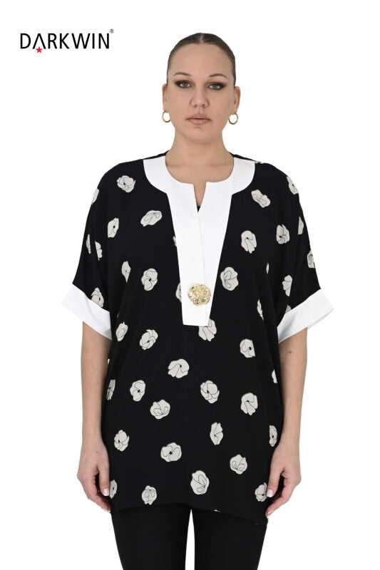 6501 DARKWIN TUNİK SIYAH - DARKWIN