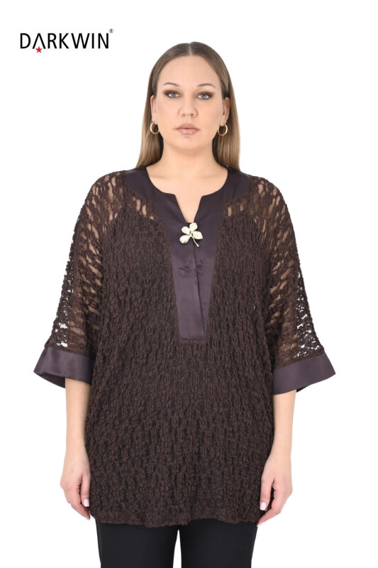 6502-06 DARKWIN TUNİK KAHVE - 2