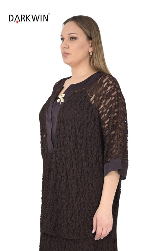 6502-06 DARKWIN TUNİK KAHVE - 5