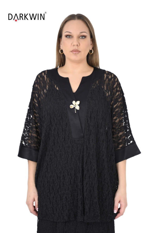 6502 DARKWIN TUNİK SIYAH - 1