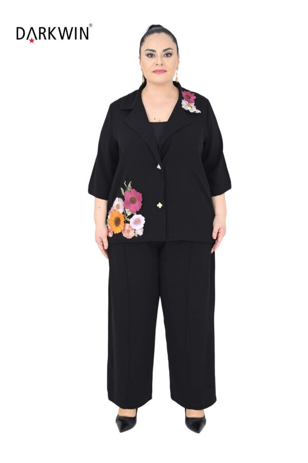 6702 DARKWIN CEKET-PANTOLON SIYAH - 1