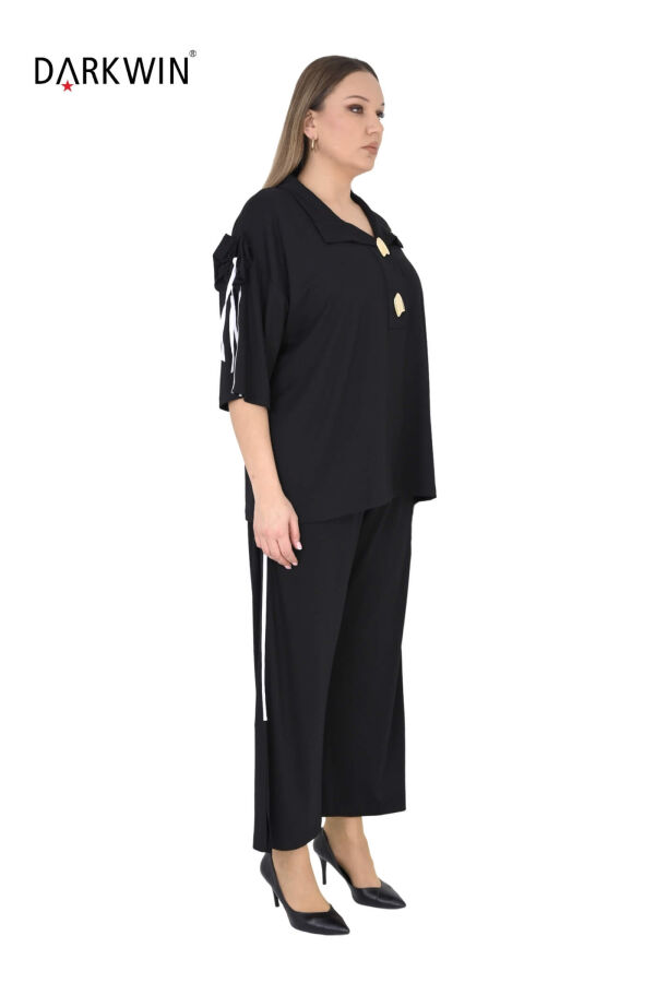 6715 DARKWIN BLUZ-PANTOLON SIYAH - 2