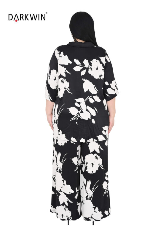 6725 DARKWIN BLUZ-PANTOLON SIYAH - 3