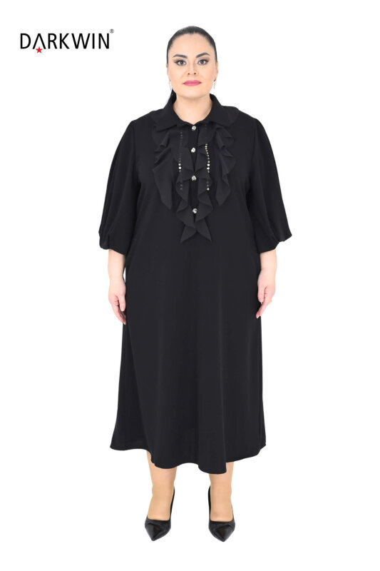 6801 DARKWIN ELBİSE SIYAH - DARKWIN