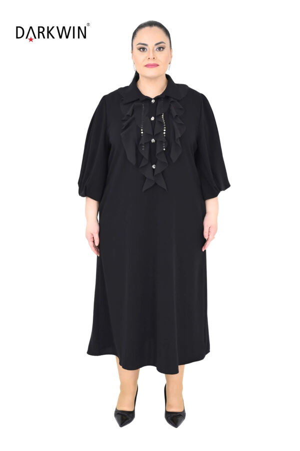 6801 DARKWIN ELBİSE SIYAH - 1