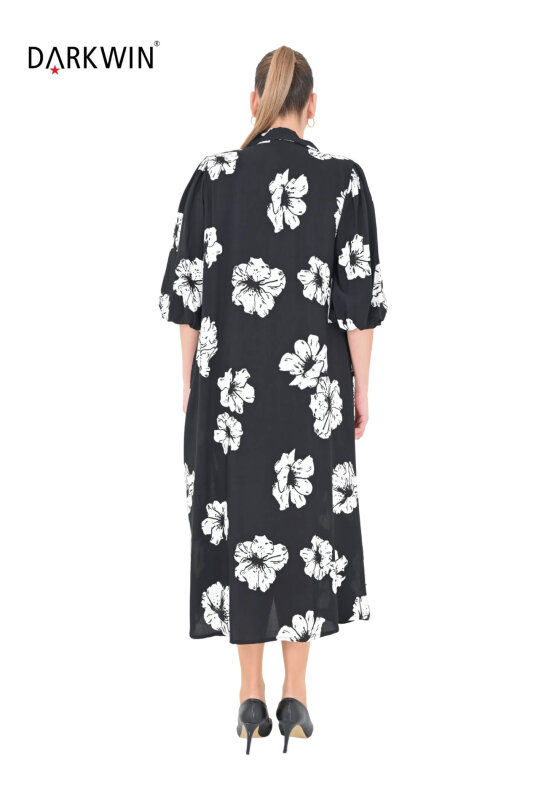 6802 DARKWIN ELBİSE SIYAH - 3