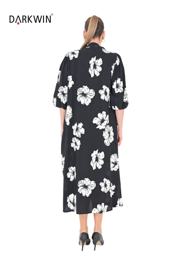 6802 DARKWIN ELBİSE SIYAH - 3