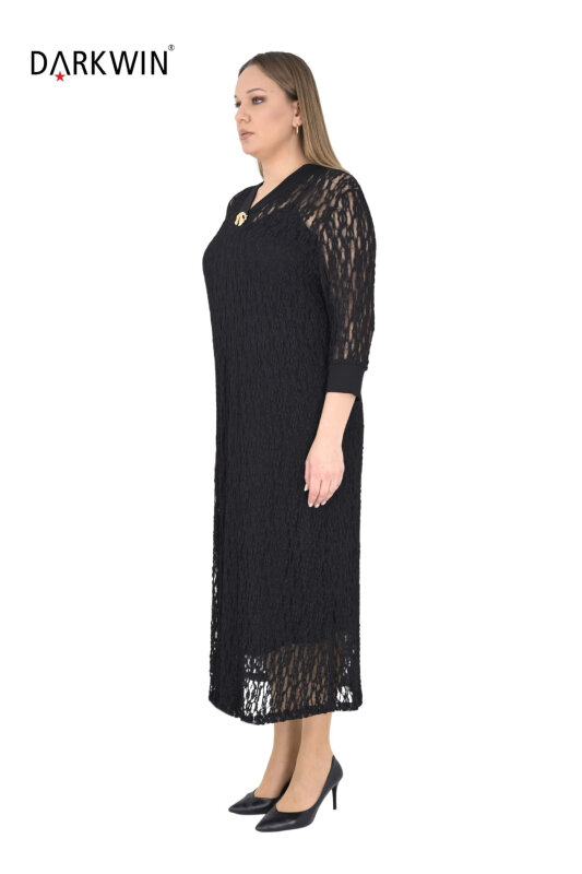 6803 DARKWIN ELBİSE SIYAH - DARKWIN (1)