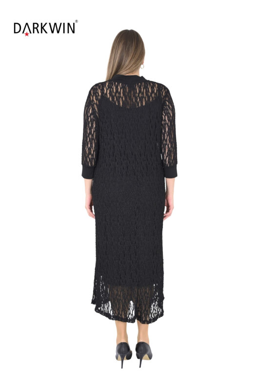 6803 DARKWIN ELBİSE SIYAH - 3