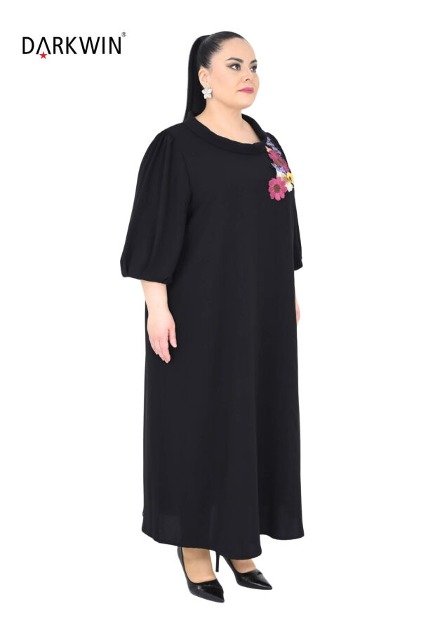 6805 DARKWIN ELBİSE SIYAH - 2