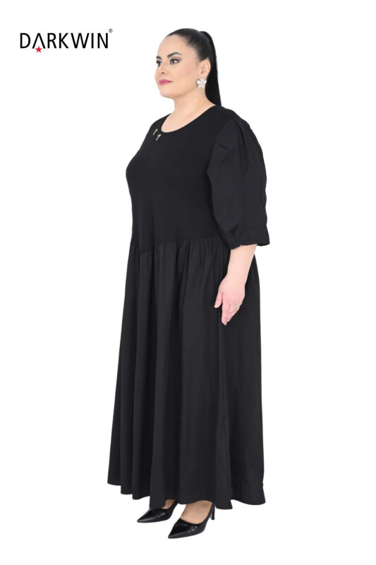 6807 DARKWIN ELBİSE SIYAH - DARKWIN (1)