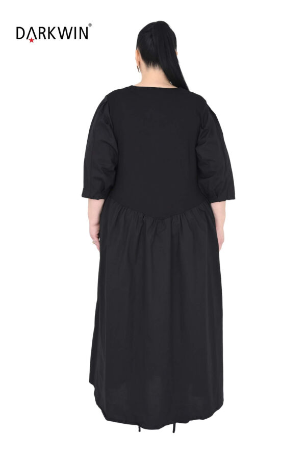 6807 DARKWIN ELBİSE SIYAH - 3