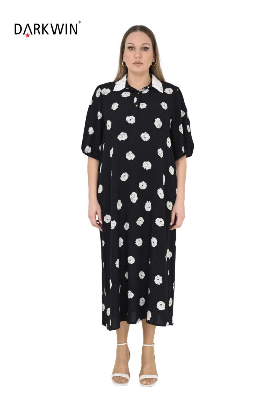 6808 DARKWIN ELBİSE SIYAH - 1