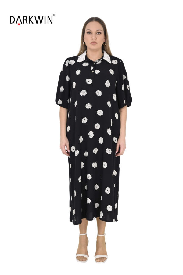 6808 DARKWIN ELBİSE SIYAH - 1