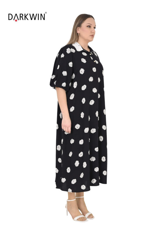 6808 DARKWIN ELBİSE SIYAH - 2