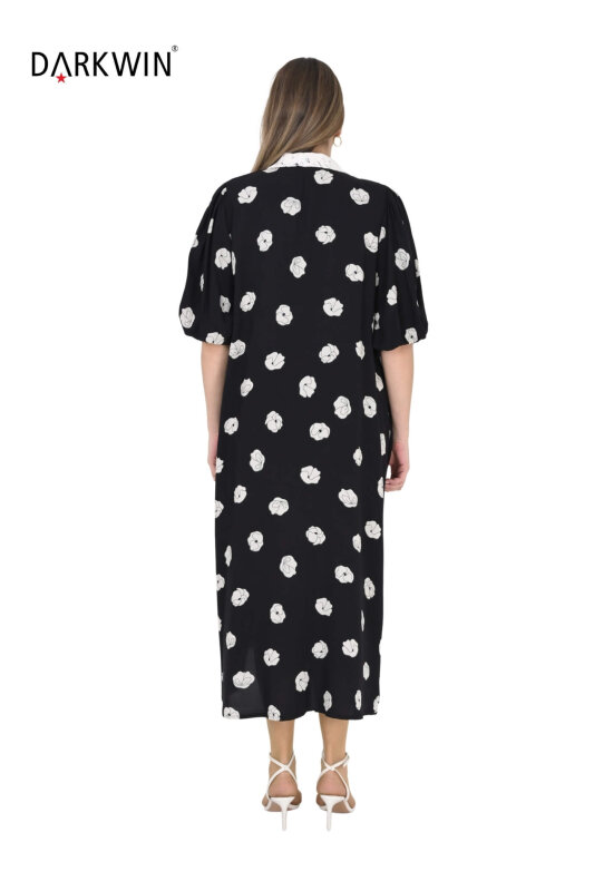 6808 DARKWIN ELBİSE SIYAH - 3