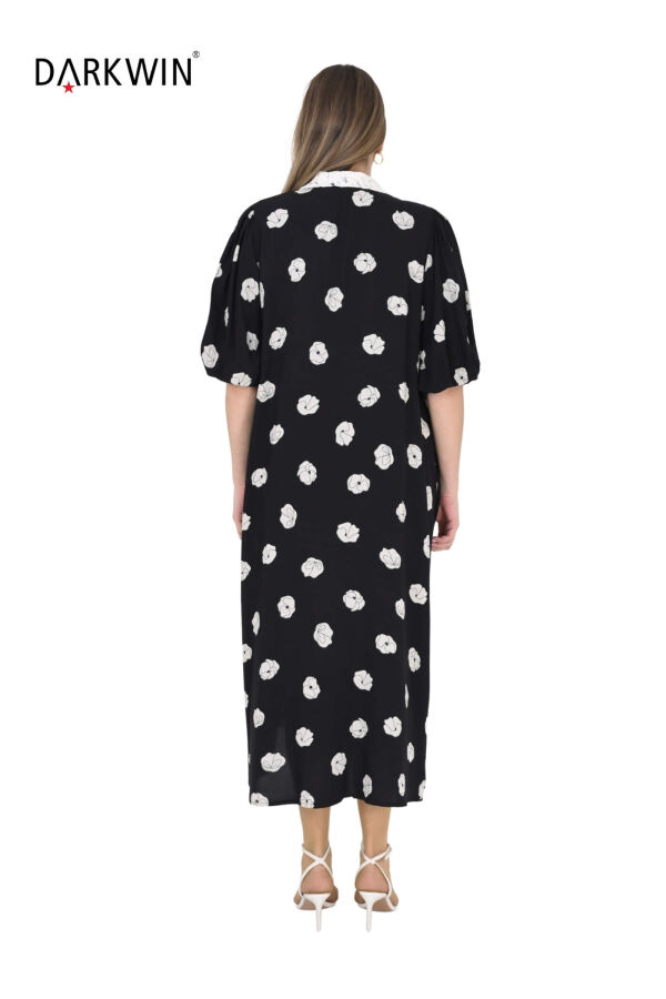 6808 DARKWIN ELBİSE SIYAH - 3