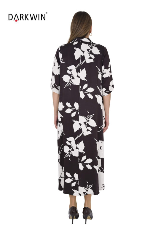 6809-06 DARKWIN ELBİSE KAHVE - 3