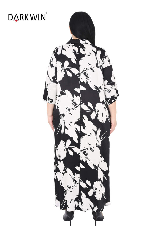 6809 DARKWIN ELBİSE SIYAH - 3