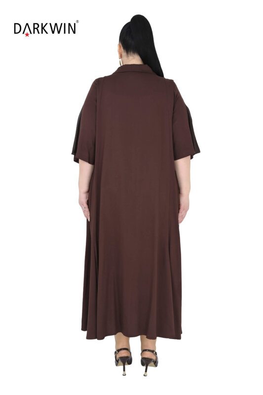 6810-06 DARKWIN ELBİSE KAHVE - 3