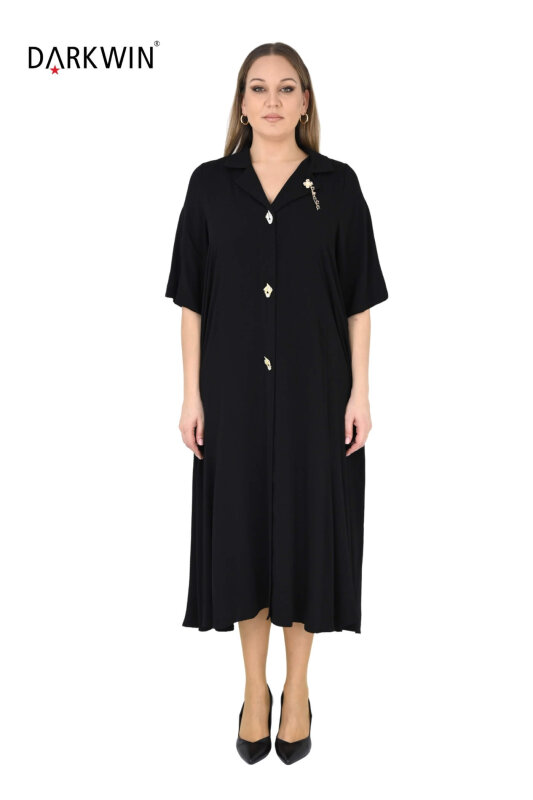 6810 DARKWIN ELBİSE SIYAH - DARKWIN