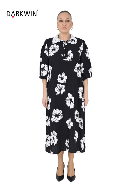 6812 DARKWIN ELBİSE SIYAH - DARKWIN