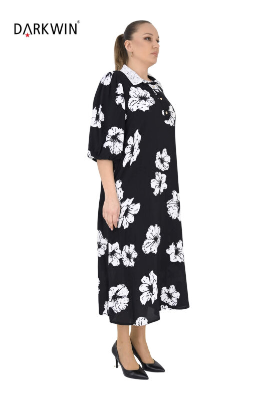 6812 DARKWIN ELBİSE SIYAH - DARKWIN (1)