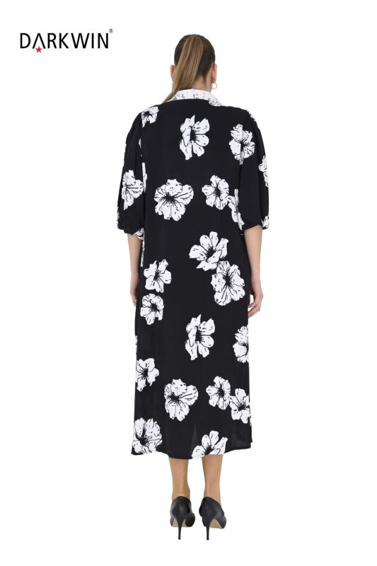 6812 DARKWIN ELBİSE SIYAH - 3