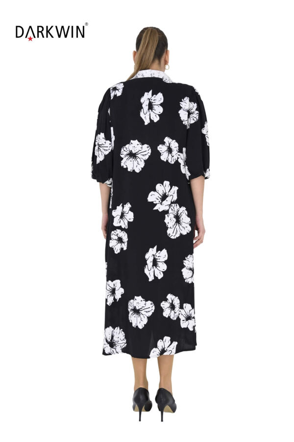 6812 DARKWIN ELBİSE SIYAH - 3