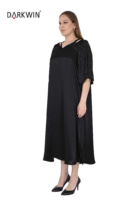 6827 DARKWIN ELBİSE SIYAH - DARKWIN (1)