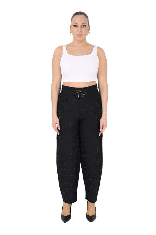 72315 ZANESSI PANTOLON SIYAH - ZANESSI