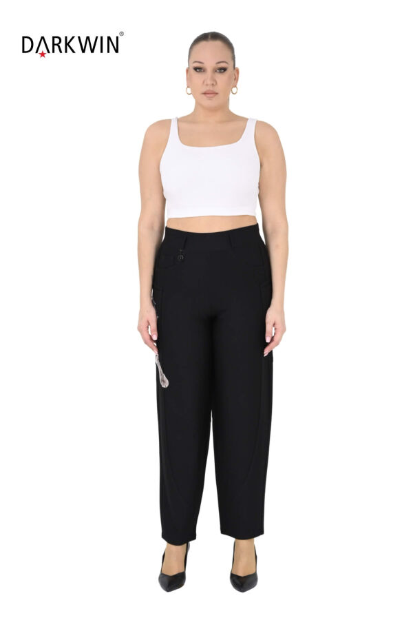 72320 ZANESSI PANTOLON SIYAH - 1