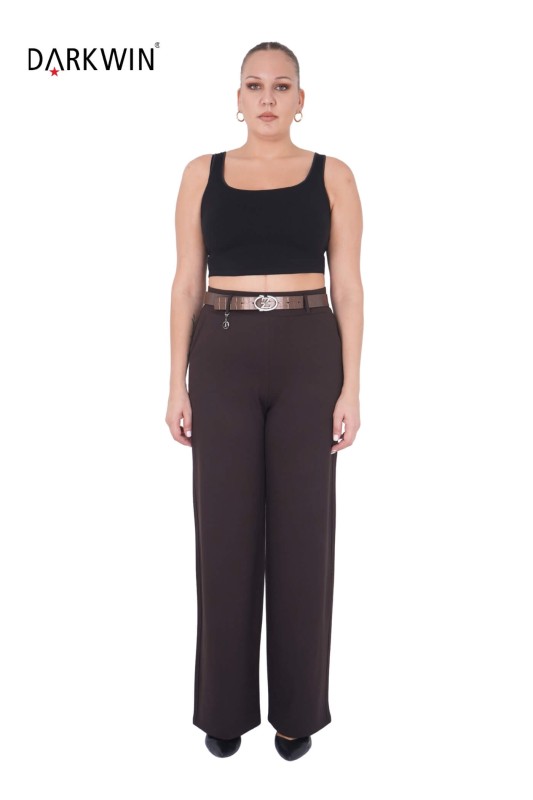 7236 ZANESSI PANTOLON KAHVE - ZANESSI