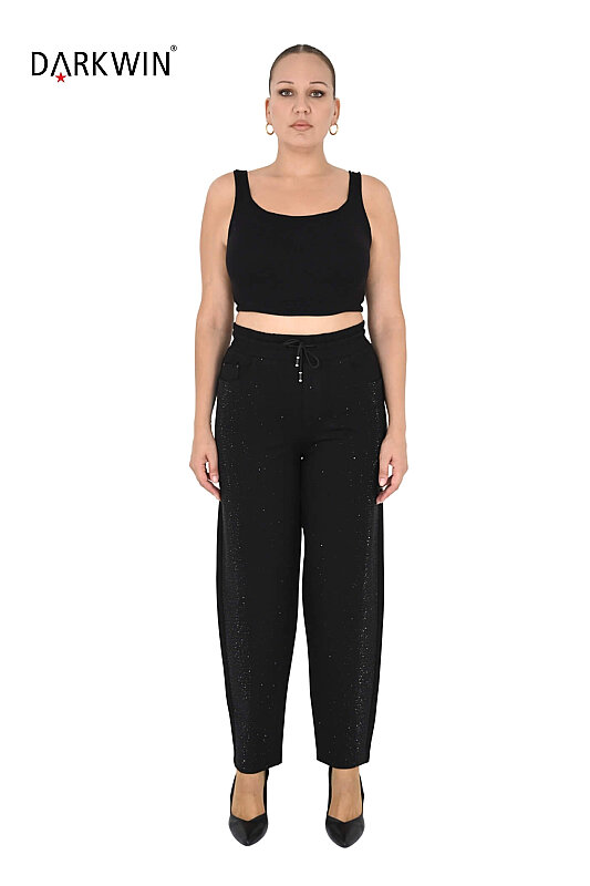 72453 ZANESSI PANTOLON SIYAH - Zanessi