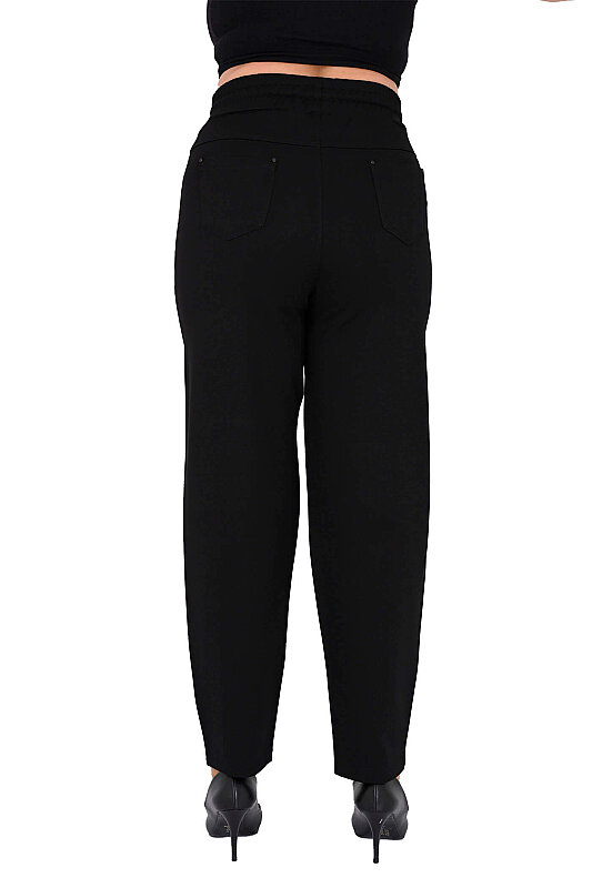 72453 ZANESSI PANTOLON SIYAH - 4