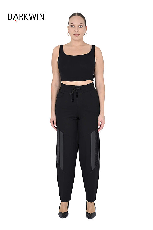 72468 ZANESSI PANTOLON SIYAH - Zanessi
