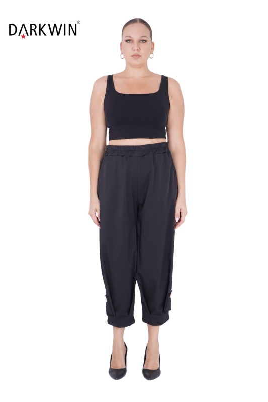 7301 MAYA LONGA PANTOLON SIYAH - Thumbnail