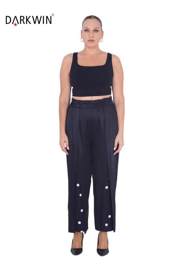 7302 MAYA LONGA PANTOLON SIYAH - 1