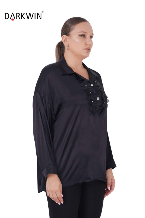 7401 MAYA LONGA BLUZ SIYAH - 2