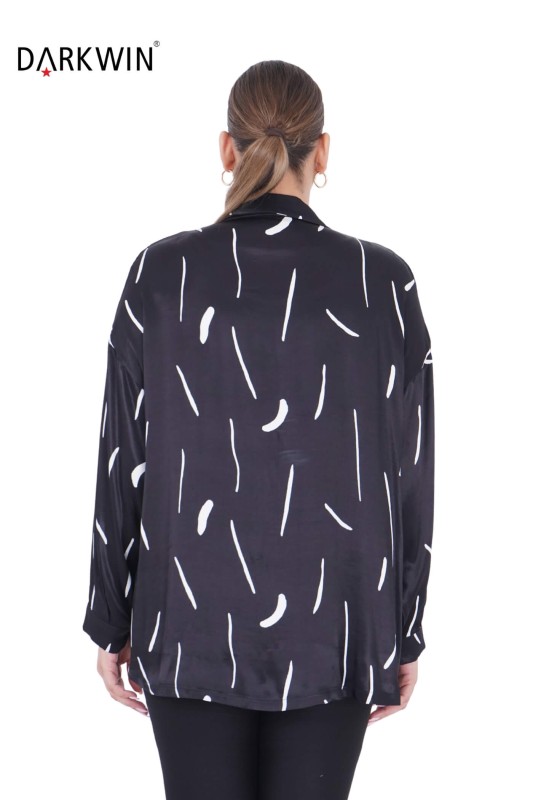 7404 MAYA LONGA BLUZ SIYAH - 3