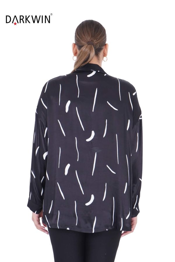 7404 MAYA LONGA BLUZ SIYAH - 3